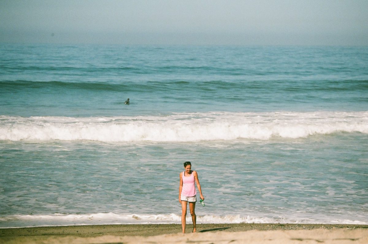 Fujicolor 200 Canon 1V at San Clemente Beach and Pier The Darkroom