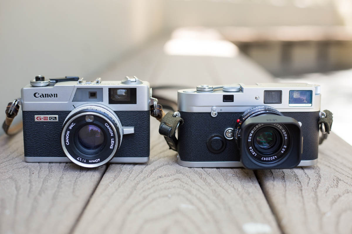 Comparing a $200 Canonet to Leica's $7,000 camera. A photo comparison