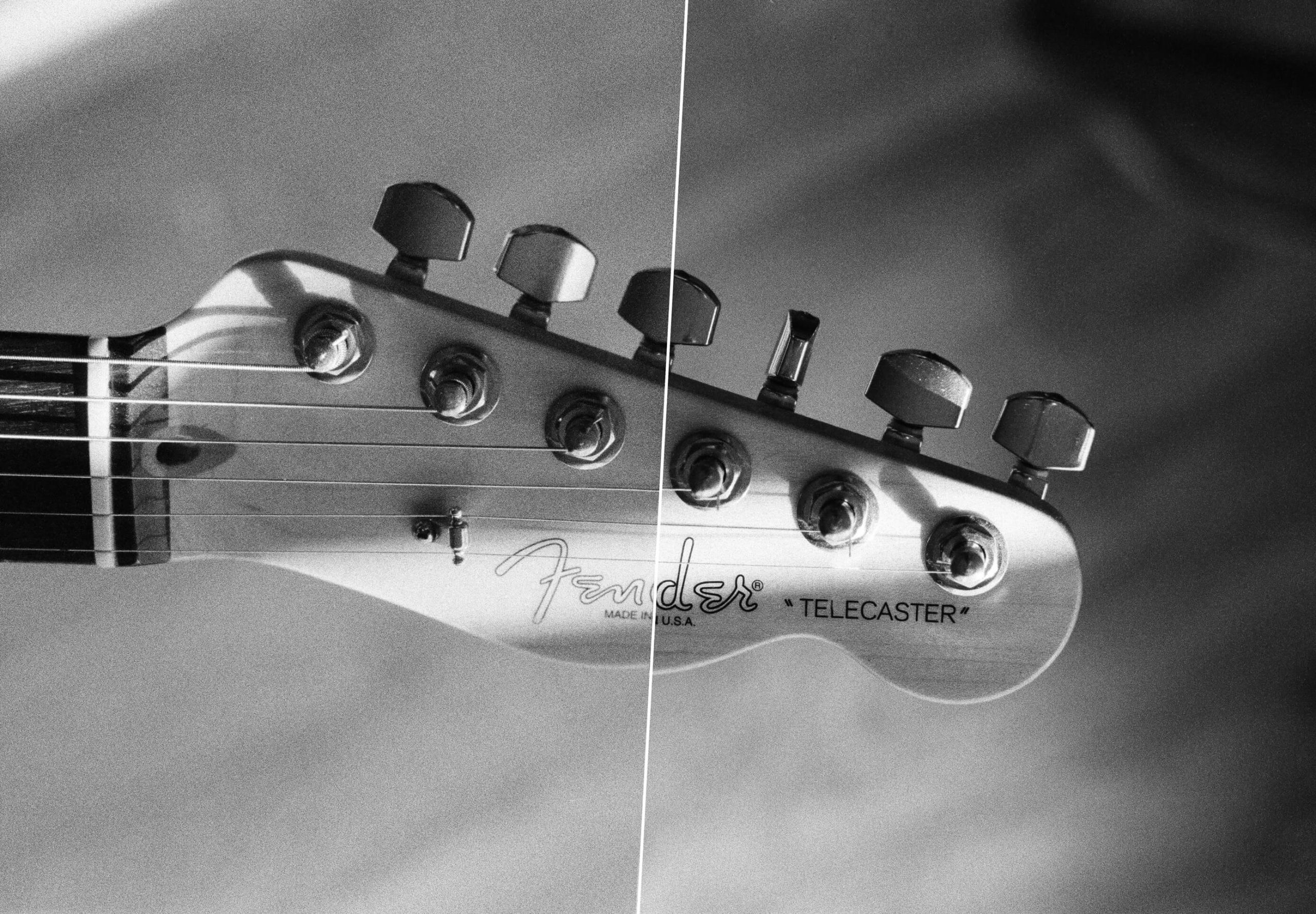 Delta 3200 vs T-MAX P3200 Guitar Photo