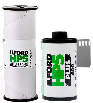 Ilford HP5 Plus 400 120 35mm film