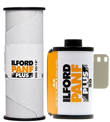 Ilford PANF 35mm & 120 film
