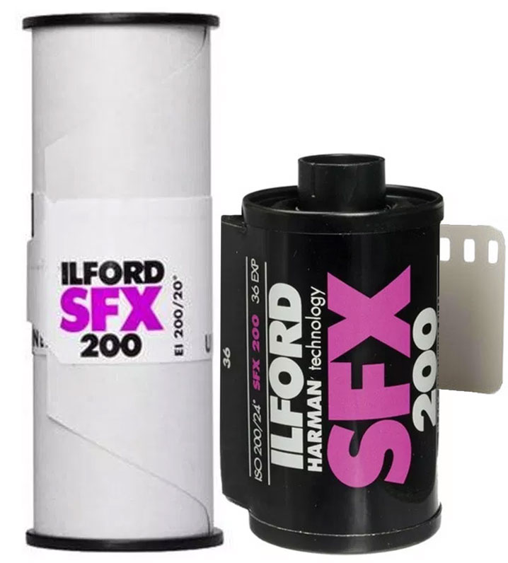Ilford SFX 200 ISO 120 35mm film