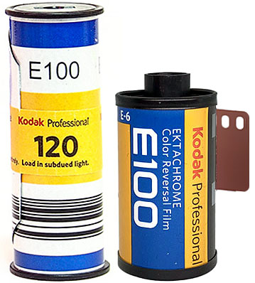 Kodak Ektachrome 100 35mm 120 film