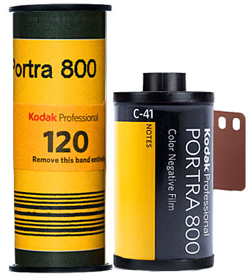 Kodak Portra 800 35mm 120 film