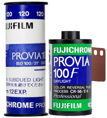 Fujifilm Provia 100F 35mm 120 film