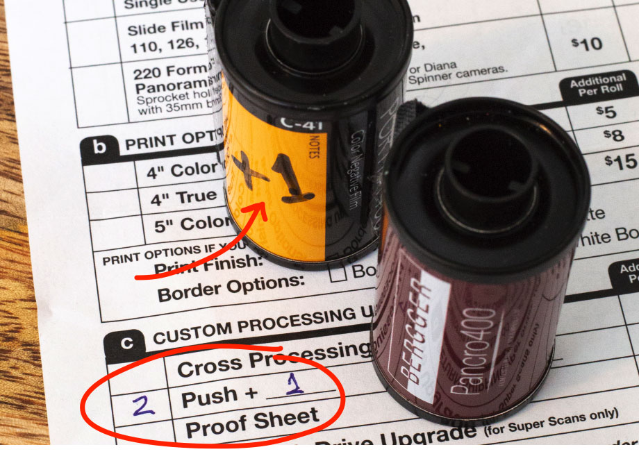 How much developer to use when developing one role of 35mm film in