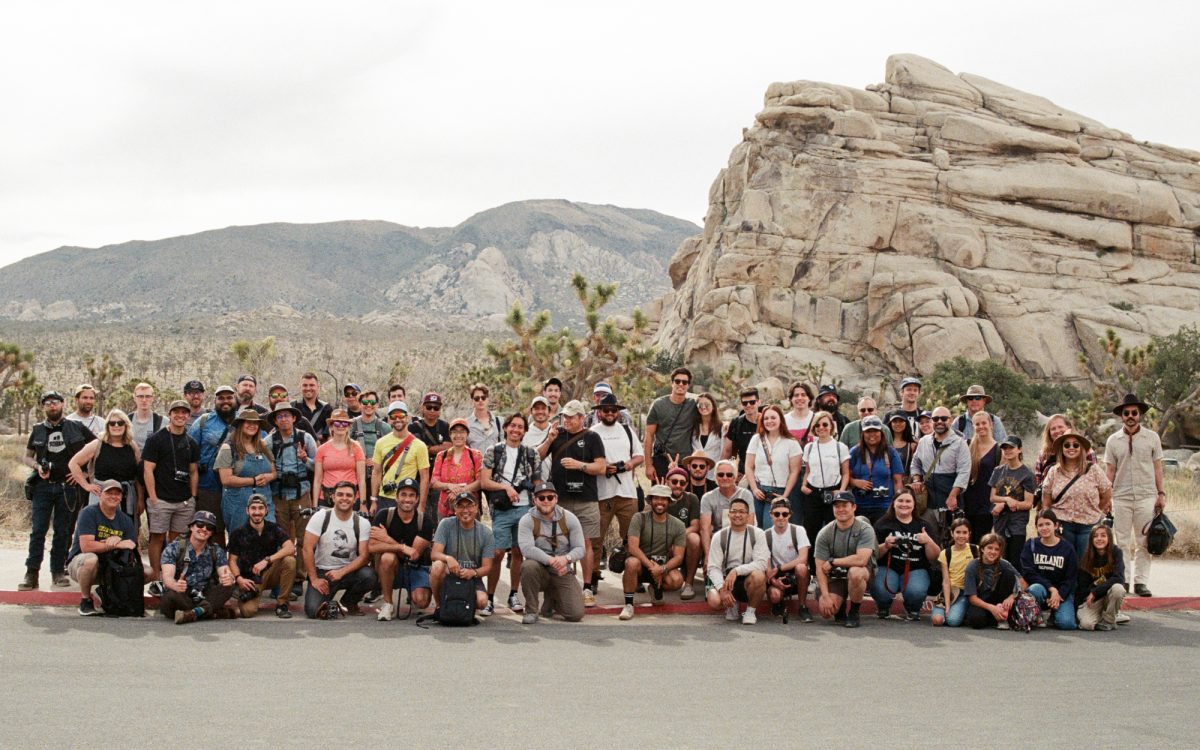 Film photographers gathering in the community