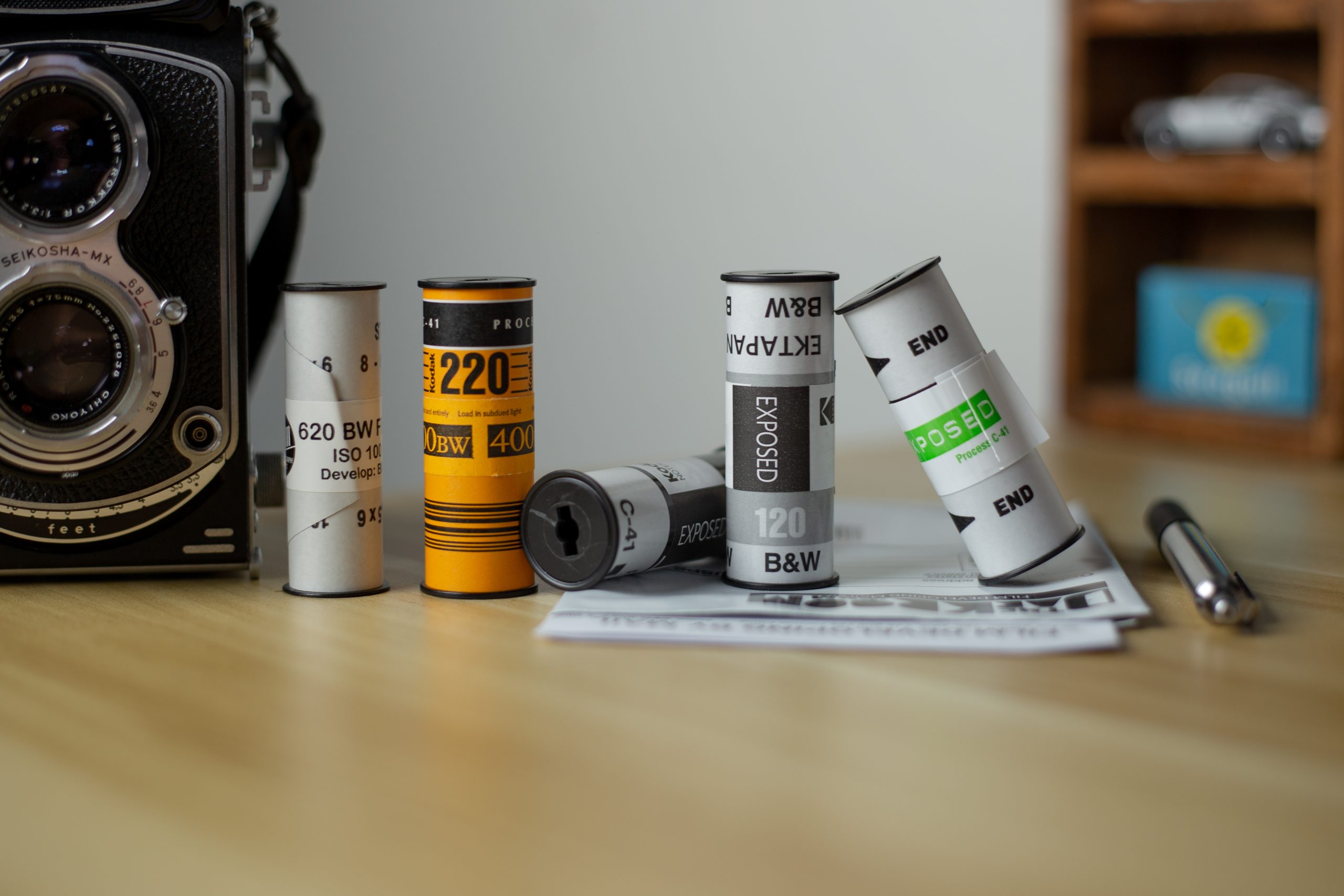 120, 620, 220, and 127 film developing