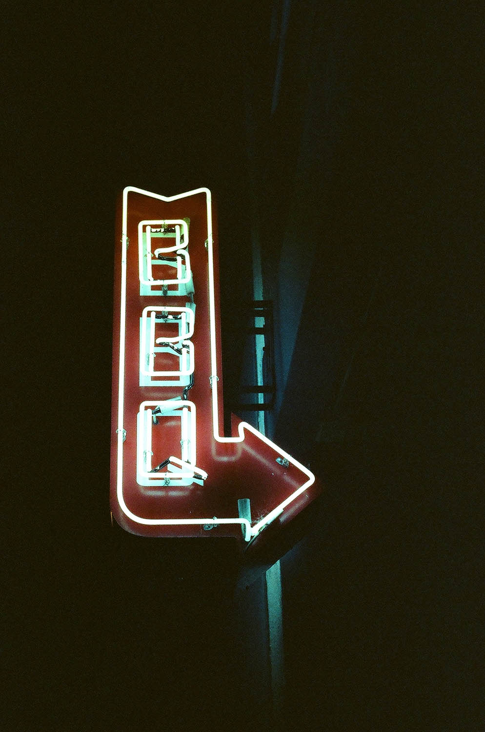 Taken with my Canon AE-1 at night.