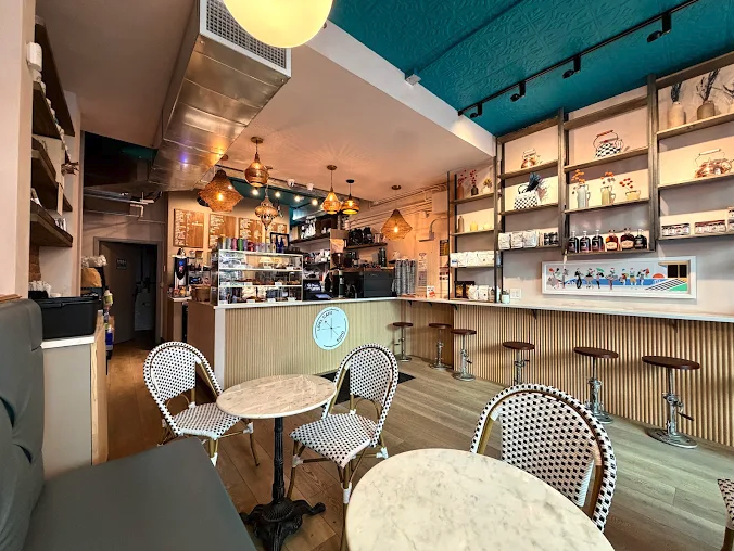 Film drop box at Lokl Cafe in SoHo, New York